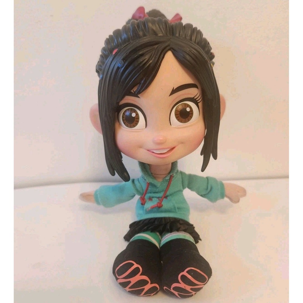 Rare Disney Wreck It Ralph Plush Buddies Doll Vanellope Von Schweetz Thinkway 12